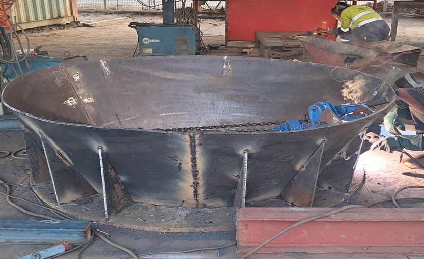 Fabrication and Installation of Hard Barricading works around the Crusher